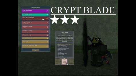 FINDING A 3 STAR DMG CRYPT BLADE | Deepwoken - YouTube