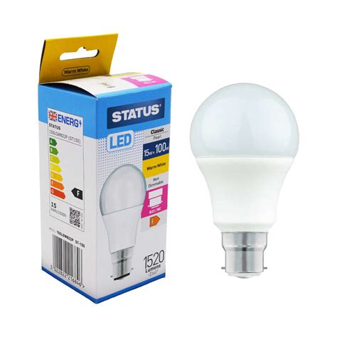 Wholesale Status LED 15w=100w Bayonet Cap Light Bulb - Homeware Essentials