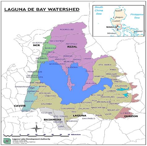 Laguna Watershed Map