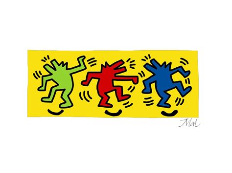 Keith Haring Dancing Dogs | Mal Booth | Flickr