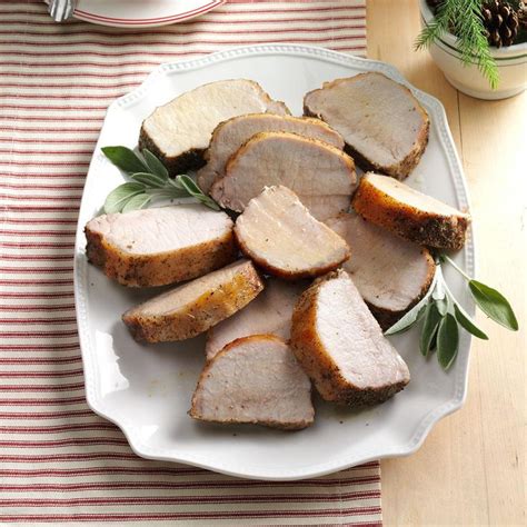 Pork Roast with Herb Rub Recipe -A combination of dry herbs gives pork an out-of this-world ...