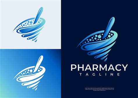 Modern abstract mortar and pestle pharmacy logo design 28207199 Vector ...