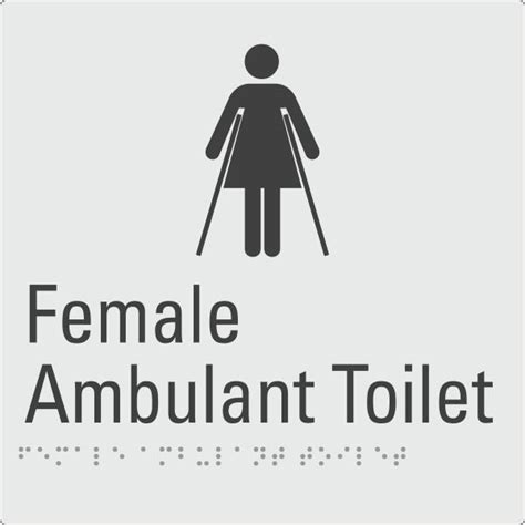 Female Ambulant Toilet - Australian Safety Signs