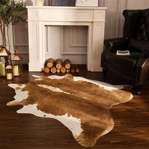 Cowhide Rug In Living Room | Bryont Blog