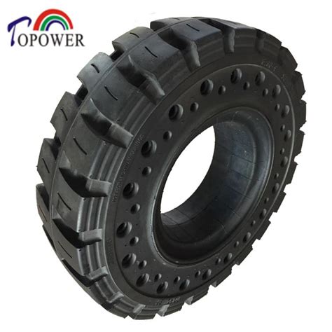 China Forklift Solid Tires with Side Hole Manufacturers and Suppliers ...