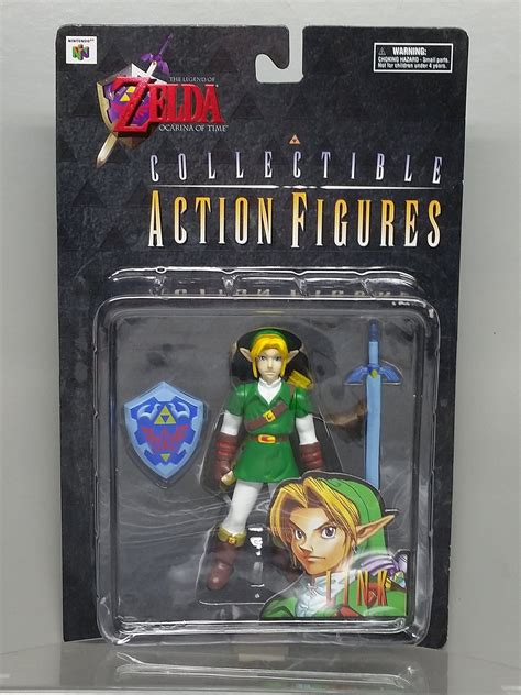 The Legend of Zelda Link Collectible Action Figure Nintendo 1998 - Etsy | Action figures ...