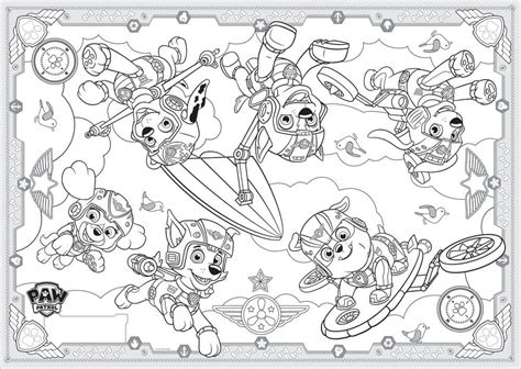 Paw Patrol Picture coloring page - Download, Print or Color Online for Free