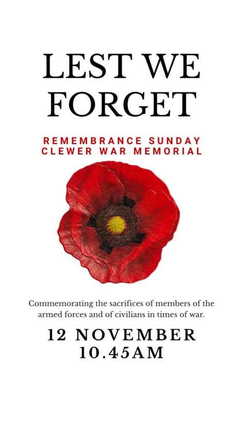 Remembrance Sunday - 12 Nov 2023 - St Andrews Clewer