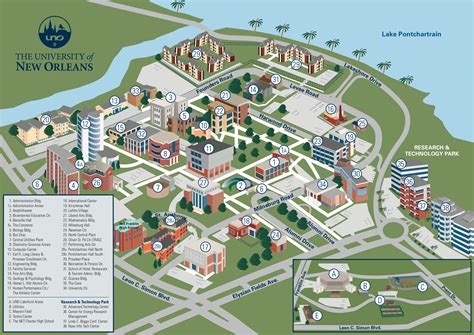 Louisiana Tech University Campus Map