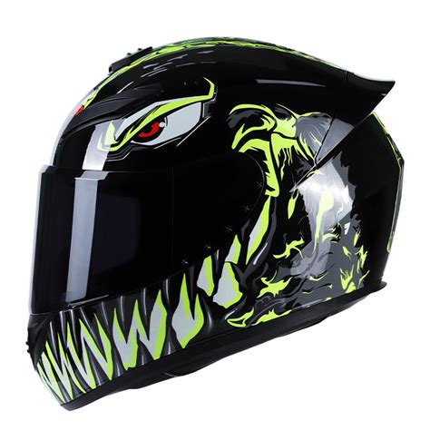 Free Shipping! Anself Motorcycle Helmet Full Face Rapid Street Helmet Unisex Adult Cool Rider ...