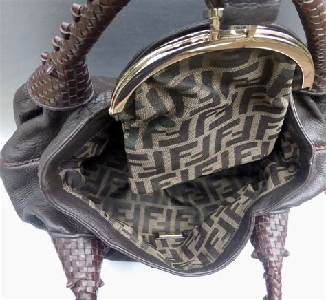 Authentic Fendi Spy Bag Buttery Soft Dark Brown Leather Pre - Owned ...