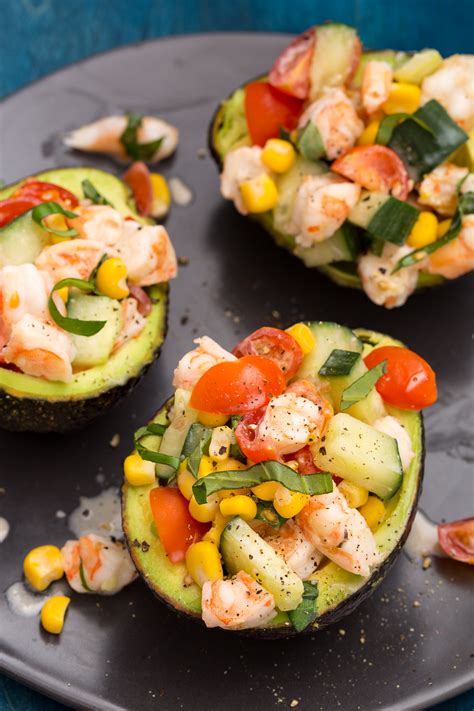 Best Shrimp Salad Stuffed Avocados