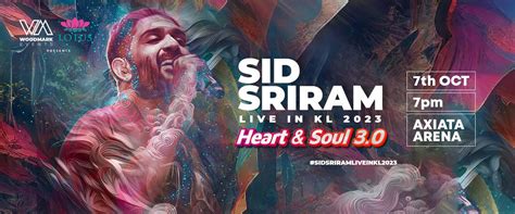 SID SRIRAM LIVE IN KL 2023 | HEART & SOUL 3.0 | Ticket2u