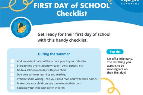 The ultimate first day of school guide | Explore Learning