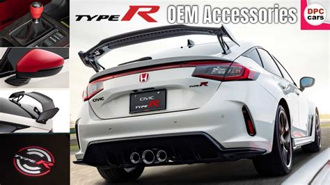 2023 Honda Civic Type R Gets OEM Accessories With Carbon Wing