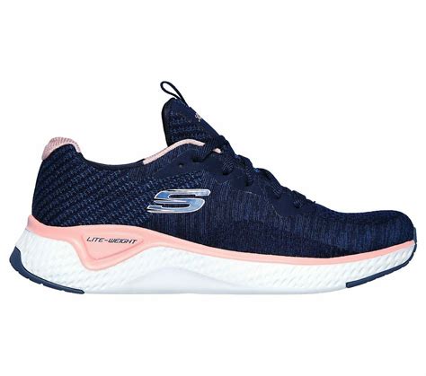 Skechers Wide Fit Navy Shoes Memory Foam Women's Sport Comfort Soft Casual 13328 - Athletic