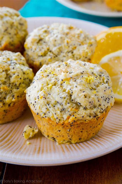 Orange Lemon Poppy Seed Muffins. - Sallys Baking Addiction