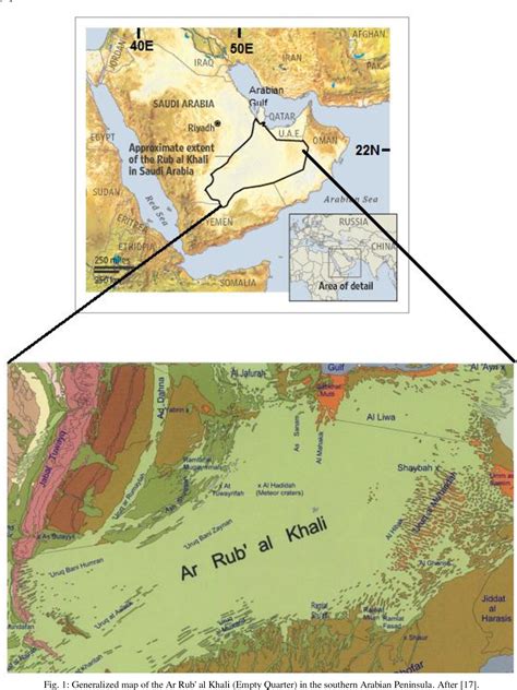 Rub Al Khali Desert Map - Maping Resources