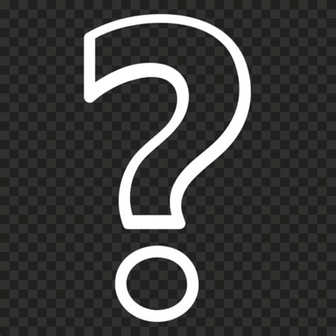 PNG Outline White Question Mark Computer Icon | Citypng