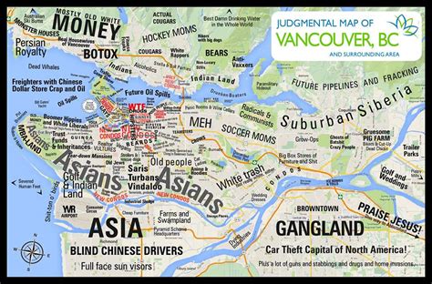 This Judgmental map of Vancouver will make you uncomfortable | News