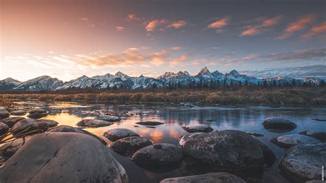 Desktop Wallpapers USA Grand Teton national Park, Wyoming Nature