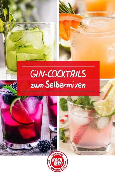 Gin O'Clock: Leckere Gin-Cocktails zum Selbstmixen | Rezept | Gin cocktail rezepte, Gin getränke ...
