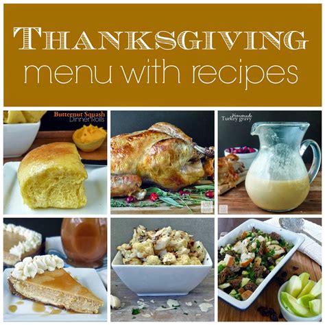 Thanksgiving Dinner Menu and Recipes | Life Tastes Good