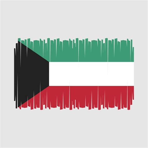 Kuwait Flag Vector 21981657 Vector Art at Vecteezy