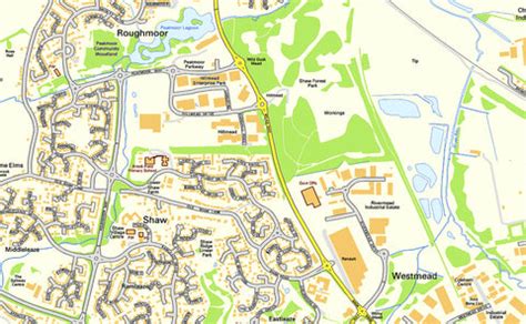 Swindon Street Map | I Love Maps