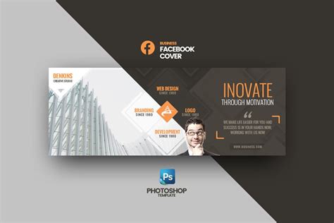 Business Facebook Cover Template - Design Template Place