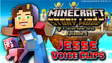 All Jesse (Female) Voice Clips • Minecraft: Story Mode: Episode 5 - Order Up! (Catherine Taber ...