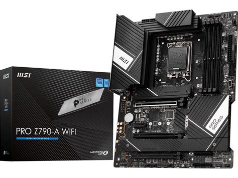 MSI PRO Z790-A WIFI LGA 1700 Intel Z790 SATA 6Gb/s DDR5 ATX Motherboard ...