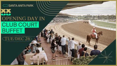 Horse Racing & Events Calendar | Santa Anita Park