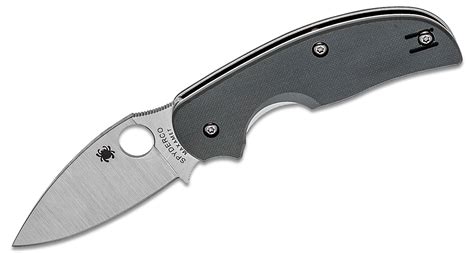 Spyderco Sage 1 Folding Knife 3" Maxamet Satin Plain Blade, Cool Gray G10 Handles - KnifeCenter ...