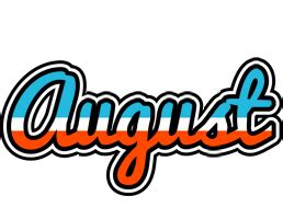 August Logo | Name Logo Generator - Popstar, Love Panda, Cartoon, Soccer, America Style