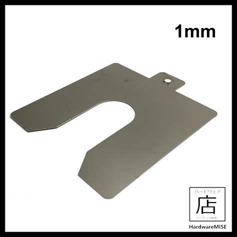 304 Stainless Steel Slotted Shim 1mm Pre-Cut Precision Shims Leveling Alignment Malaysia ...