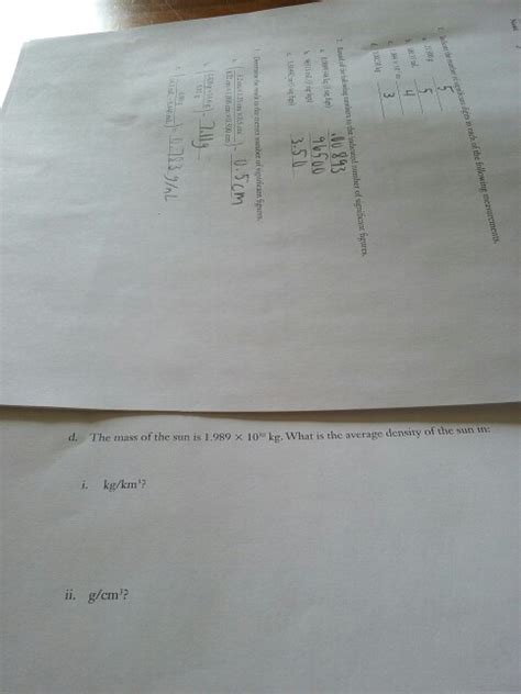 Solved The mass of the sun is 1.989 times 10^30 kg. What is | Chegg.com