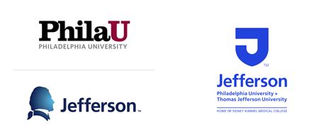 Brand New: New Logo for Philadelphia University and Thomas Jefferson University