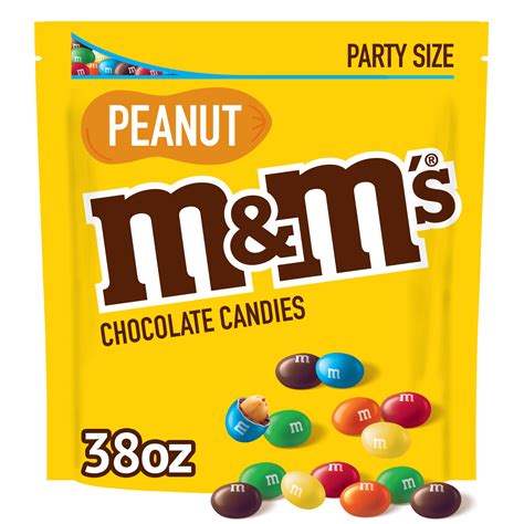 M&M'S Peanut Milk Chocolate Candy Party Size Bag - 38oz - Walmart.com - Walmart.com