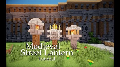 Minecraft Street Lantern Tutorial - YouTube