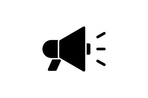 Megaphone Icon (Graphic) by ahlangraphic · Creative Fabrica