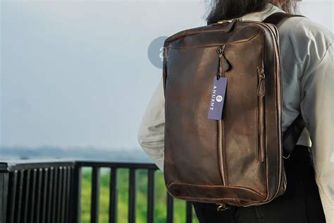 Convertible Leather Backpack - Convertible Briefcase Backpack