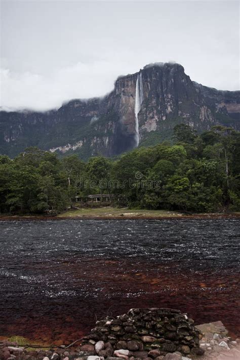 Angel Falls in Venezuela stock image. Image of scenic - 91809673