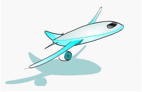 Airplane Takeoff Clip Art - Plane Take Off Cartoon, HD Png Download ...