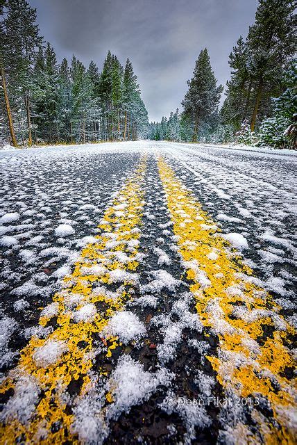 Snow-Covered Road in Yellowstone National Park | National parks, Yellowstone national park ...