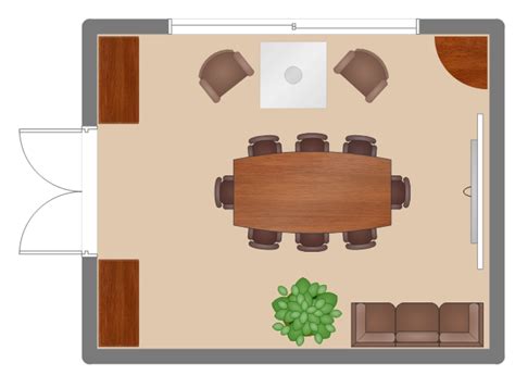 Conference room | School and Training Plans | Conference rooms plan ...