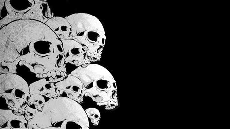 Skull Black Backgrounds - Wallpaper Cave