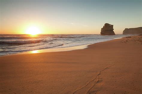 Sunset At Gibson Steps Beach by Matteo Colombo