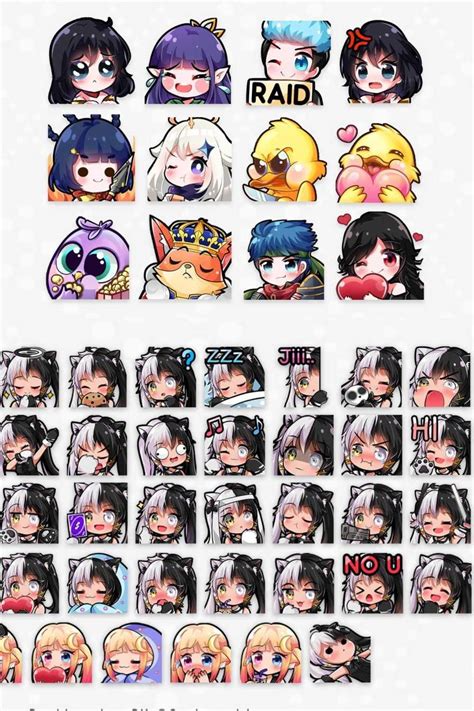 I specialize in making cute emotes for your Twitch channel or Discord ...