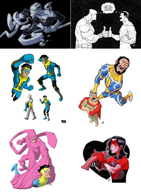 Image (mostly Invincible) fan art I've done : r/ImageComics